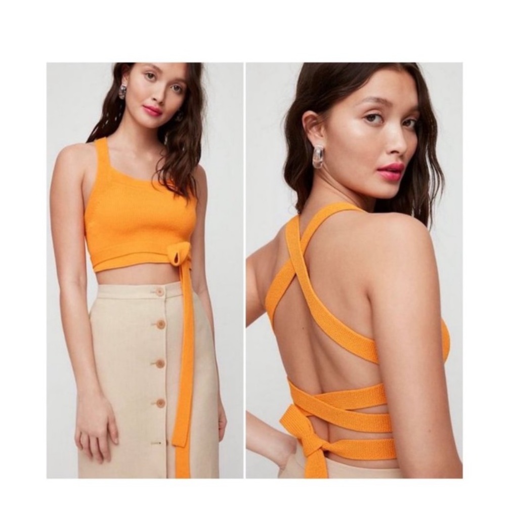 Aritzia Wilfred Cayenne Knit Top